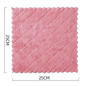 Toalla de microfibra <span class=keywords><strong>CL51</strong></span>, paño de limpieza de cocina absorbente, toalla antiadherente para platos de aceite, trapos, servilletas, vajilla, toalla de limpieza del hogar - Product Image 6