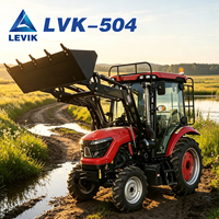 Tracteur agricole compact à quatre roues de haute qualité, tracteur 4x4 avec accessoires, moteur 2WD, état d'occasion, certifié CE EPA EURO 5