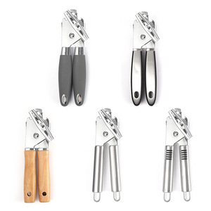 Ouvre-boîte manuel en acier inoxydable, poignée multifonctionnelle pour aliments en conserve et bouteilles de bière - Product Image 5