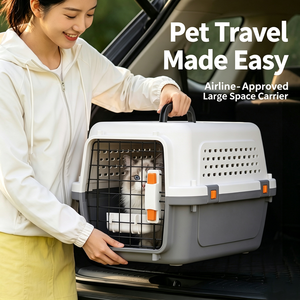 Airline <b>Pet</b> <b>Carrier</b> - Space Capsule Travel Crate for Cats & Small Dogs - Product Image 6