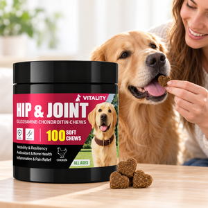 Friandises à mâcher souples pour chiens, soutien articulaire au poulet, pour toutes les générations, glucosamine chondroïtine, formule personnalisée, fabricant en marque blanche - Product Image 1