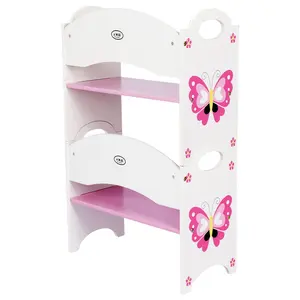 粉红丛林系列双书柜可堆叠书架