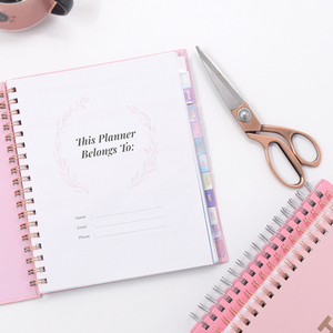 Il popolare mese dell'insegnante con copertina rigida a basso controllo del Moq stampa gli obiettivi giornalieri sono sospesi per il pianificatore giornaliero di grandi dimensioni - Product Image 4