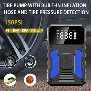 <span class=keywords><strong>Chargeur</strong></span> de <span class=keywords><strong>batterie</strong></span> de <span class=keywords><strong>voiture</strong></span> portable 12V avec démarreur de secours, pompe à pneus <span class=keywords><strong>et</strong></span> compresseur d'air, courant de crête 3000A, <span class=keywords><strong>batterie</strong></span> externe 26640mWh - Product Image 2