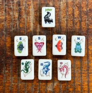Ensemble de Mahjong Florence Amélioré, Tuiles de Mahjong Américaines Standard, Matériau en Porcelaine Premium, Précommandes Acceptées, Prêt à Expédier - Product Image 2