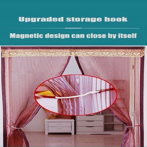 Tenda magnetica per le porte rinforzate dello schermo con buona permeabilità all'aria per i magneti della decorazione dell'ufficio e della casa chiusi - Product Image 5