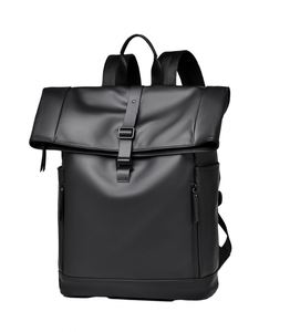 Eco-Friendly Carbon Fibre Oxford Material USB Slim Laptop <b>Backpack</b> Waterproof Hard Shell for Teenagers-Robust Travel Companion - Product Image 5