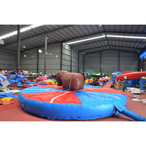 Nuevo Diseño de Brincolines Inflables Redondos, Juego Deportivo y Divertido de Lucha de Toros Inflable con Propulsión Humana para Niños - Product Image 5