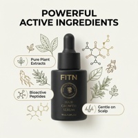 Sérum Capillaire Botanique aux Peptides pour une Croissance Capillaire Améliorée, Traitement du Cuir Chevelu, OEM, Marque Privée, Vente en Gros, Service Personnalisé, Gamme Elite