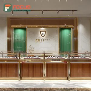 Custom Custom Jewelry Display System Manufacturer Wood Frame Commercial Store Showcase Cabinet - Product Image 5