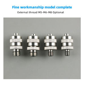 Adaptateur Ruhr en acier inoxydable 304, raccords à serrage rapide, seringue, joint Ruhr, raccord pneumatique - Product Image 2