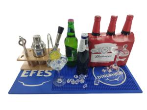 Custom Printed Silicone PVC Bar Mat Rubber <b>Pub</b> Runner Beer Spill Pad Rail Mat Drip Tray Non Slip Service Mat <b>Table</b> Placemat - Product Image 5