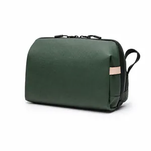 Nueva Bolsa de Maquillaje Portátil con Cierre, Impermeable, de PU de Alta Calidad, con Separación para Artículos Secos y Húmedos, para Viajes y Uso Doméstico, con Logotipo Personalizado - Product Image 2