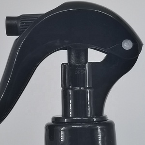 Botella de pulverización vacía para gatillo, rociador cilíndrico de plástico negro con gatillo de 8 oz, 250ml - Product Image 5