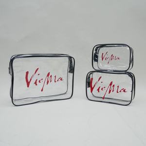 Bolsa de cosméticos transparente de tamaño personalizado, Asa de viaje, impermeable, antiarañazos, bolsa de maquillaje, almacenamiento de edredón, Juego de bolsas organizadoras de viaje - Product Image 2