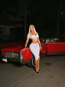 GHH10920- Nuovo Set Due Pezzi da Donna 2025: Top con Bretelle Sexy e Stampa a Pois alla <span class=keywords><strong>Moda</strong></span> - Product Image 2