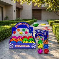 Mini ballon rebondissant en mousse coloré, jouet anti-stress en PU, jeu en plein air pour enfants et adultes