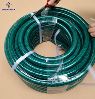 Tuyau d'arrosage de jardin en PVC tressé de haute qualité, 100 pieds/50 pieds, robuste, anti-torsion, renforcé, sans plis, flexible