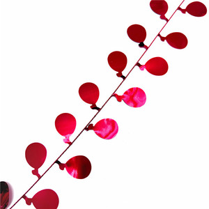 DIY Christmas Decorations Birthday Party Balloon Plastic <b>Wire</b> <b>Wreath</b> 7.5m Color Strip Flower Holiday - Product Image 3