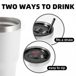 Venta al por Mayor de Vasos de Acero Inoxidable de Doble Pared con Aislamiento al Vacío de 30 oz, Impresión de Logotipo Personalizado para Uso en Campamentos y Oficinas - Product Image 4