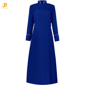 2025 chaud médiéval prêtre pasteur père Halloween Costume bref Style église chœur Robe catholique Cosplay église <span class=keywords><strong>Soutane</strong></span> adulte - Product Image 3