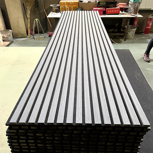 Panneaux muraux insonorisants écologiques E0 Akupanel, design 3D, utilisés dans les bureaux, fibres de polyester, MDF, 5+ ans - Product Image 1