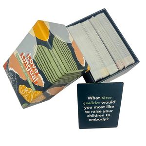 Juego de mesa de <span class=keywords><strong>dados</strong></span> con impresión de diseño totalmente personalizado, caja magnética de tapa dura, OEM, conversación de pareja, Impresión de juego de <span class=keywords><strong>dados</strong></span> de afirmación Sexual - Product Image 6