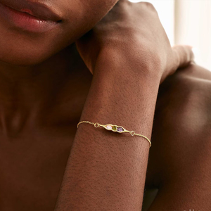 <span class=keywords><strong>Bracelet</strong></span> en zircon incrusté en forme de pois, design <span class=keywords><strong>personnalisé</strong></span> pour chaque mois de l'année, bijou fantaisie sur mesure pour femme - Product Image 3
