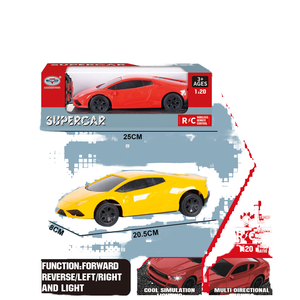 1:20 Schaal Vierweg Afstandsbediening Auto Met Usb Oplaadsimulatie Licht Assemblage Kenmerken Voertuig Speelgoed Om Te Spelen - Product Image 1