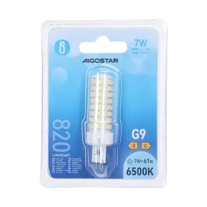 Lámpara LED G9 de 7W, luz blanca, eficiente energéticamente, 25000 horas de vida útil, ideal para iluminar hogares y espacios. - Product Image 2