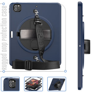 Porte-crayon antichoc rotatif étui pour tablette avec bandoulière étui pour tablette robuste pour iPad <span class=keywords><strong>Pro</strong></span> Air 10e génération - Product Image 4