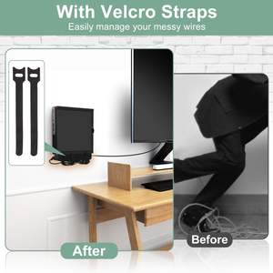 Lot de 2 Mini PC Mount pour <span class=keywords><strong>HP</strong></span> Wall VESA et Under <span class=keywords><strong>Desk</strong></span> Mount pour <span class=keywords><strong>HP</strong></span> 260 Desktop Mini, <span class=keywords><strong>HP</strong></span> ProDesk <span class=keywords><strong>400</strong></span> 405 600 Desktop Mini - Product Image 5