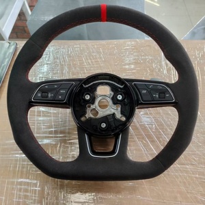 Volante de Gamuza Personalizado de Alta Gama para Audis A3 A4 A5 <span class=keywords><strong>A6</strong></span> A8 Q5 RS3 RS7 Q7 C6 C8 S6 S7 B8 B9 S3 S4 S5, Accesorios para Automóviles - Product Image 5