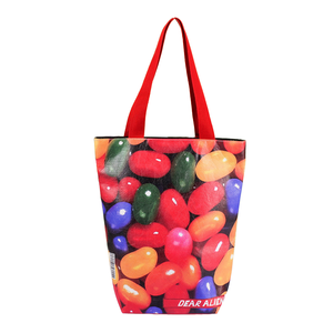 Sacs en papier kraft Dupont personnalisés avec logo imprimé, sacs fourre-tout à bandoulière uniques, lavables, résistants aux déchirures, texturés, avec lettrage QC - Product Image 1