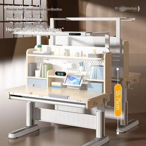 <span class=keywords><strong>Scrivania</strong></span> e <span class=keywords><strong>Sedia</strong></span> Ergonomiche Regolabili in Altezza, Tavolo da Lettura Moderno in Legno con Libreria, Arredamento <span class=keywords><strong>per</strong></span> Camera da Letto - Product Image 5