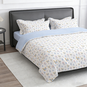 Juego de Ropa de Cama con <span class=keywords><strong>Funda</strong></span> de Edredón con Estampado Personalizado, Moderno, 100% Algodón, Juego de Fundas de Edredón para Niños, Sábanas Nuevas para Niños, Juego de Fundas de Cama Azules - Product Image 1