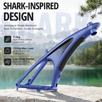 Nouveau style, fabricant chinois de Dongguan, cadre de vélo de montagne et de BMX en alliage d'aluminium 6061 à suspension intégrale, OEM