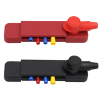Barre omnibus en cuivre rouge/noir, bloc de distribution d'alimentation CC 48V, 12 prises, interrupteur à verrouillage, interrupteur mural, IP65, 150A/250A QJ