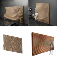 Sculpture murale 3D personnalisée en bois en forme de tête de cheval, écologique, résistante aux UV et aux intempéries, avec grain de bois élégant et luxueux