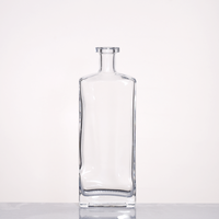 Botol Kaca Logo Kustom untuk Tequila Wine Brandy - Ukuran 700ml/750ml/1000ml/1400ml Pesanan Grosir Sablon