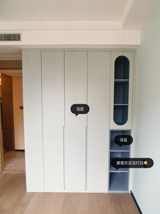 <span class=keywords><strong>Armario</strong></span> de Pared Moderno Independiente para Dormitorio, Diseño <span class=keywords><strong>Multiusos</strong></span>, <span class=keywords><strong>Armario</strong></span> Portátil para Sala de Estar y Comedor, Precio de Fábrica al por Mayor - Product Image 6