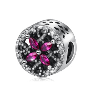 Isunni <span class=keywords><strong>de</strong></span> la joyería <span class=keywords><strong>de</strong></span> DIY achatamiento diseño S925 <span class=keywords><strong>de</strong></span> plata esterlina personalizado plana <span class=keywords><strong>de</strong></span> Metal <span class=keywords><strong>abalorios</strong></span> para <span class=keywords><strong>pulseras</strong></span> - Product Image 1