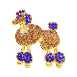 Diseñador hermandad <span class=keywords><strong>Sigma</strong></span> Gamma Rho símbolo hacer oro y piedra azul incrustaciones griego SGRho caniche inspirado señora broche joyería Pin - Product Image 1