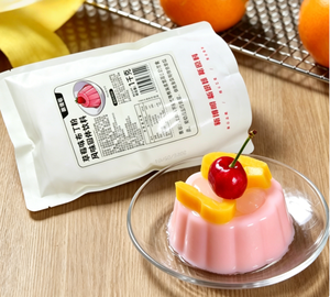 1 kg <span class=keywords><strong>Poudre</strong></span> de pudding aux œufs et au glucose fruité sans cuisson, saveur fraise, qualité professionnelle, <span class=keywords><strong>poudre</strong></span> de gelée maison - Product Image 1