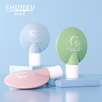 Nouveau design 50 70 90ml cosmétique bleu vert bouchon à vis souple bouteille à presser personnalisé en plastique crème solaire visage corps Lotion conteneur