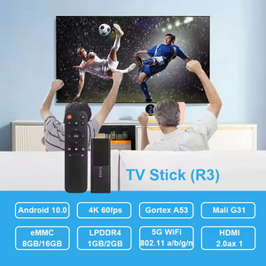 TV <span class=keywords><strong>Stick</strong></span> 4K TVR3 Android 14 WiFi de Doble Banda para Amlogic Allwinner H313 Quad Core Smart TV <span class=keywords><strong>Stick</strong></span> con <span class=keywords><strong>Control</strong></span> Remoto por Voz - Product Image 5