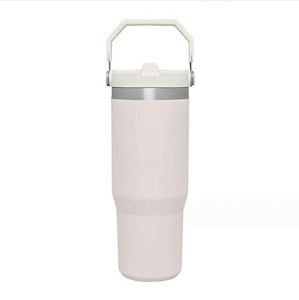 Handle Grip Beverage Tumbler for Car Travel, 20oz Stainless Steel Vacuum <b>Insulated</b> <b>Cup</b> for Daily Use - Product Image 2