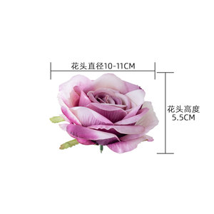 CallaFloral Cabeza de Rosa Artificial de Poliéster, Ramo para Decoración de Interiores, Arreglo Floral para Bodas - Product Image 4