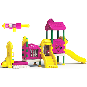 Bambini personalizzati parchi giochi all'aperto attrezzature parco divertimenti giro <span class=keywords><strong>altalena</strong></span> set bambini scivolo di plastica - Product Image 3