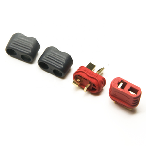 1 cặp t cắm deans nam và nữ đạn kết nối phích cắm với vỏ bọc cho RC leo xe nâng cấp phụ tùng - Product Image 2